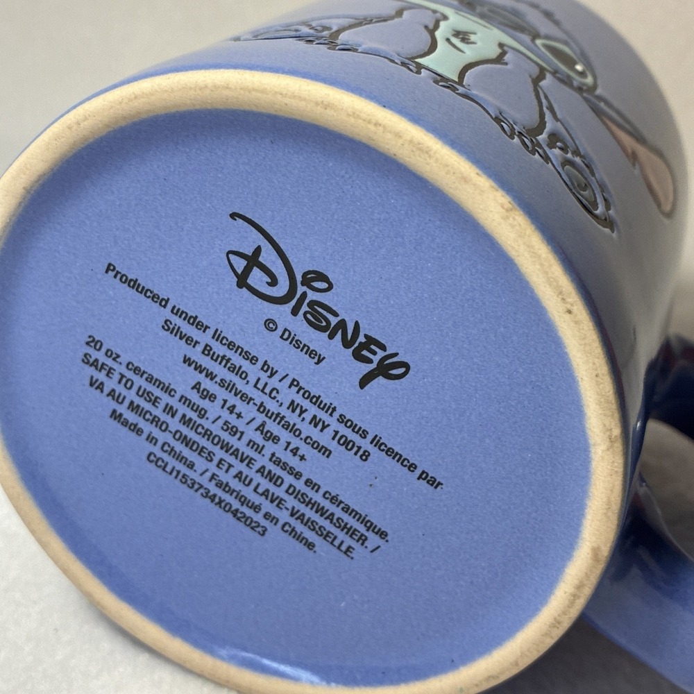 Disney Stitch Coffee Mug 20oz Blue Lilo and Stitch Large - Picture 7 of 7
